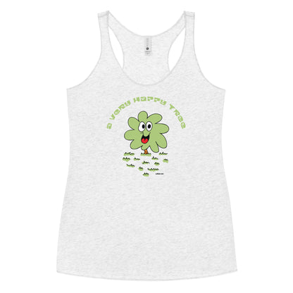 A very happy tree - Women's Racerback Tank