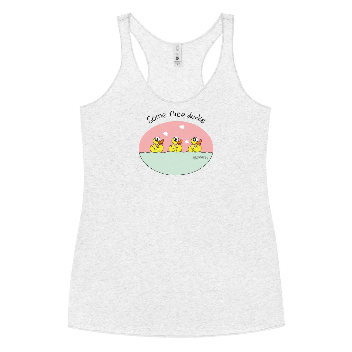 Some nice ducks - Women's Racerback Tank