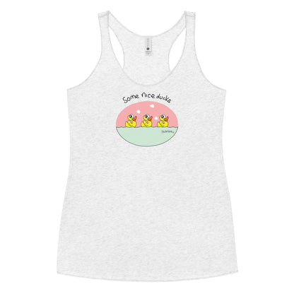 Some nice ducks - Women's Racerback Tank