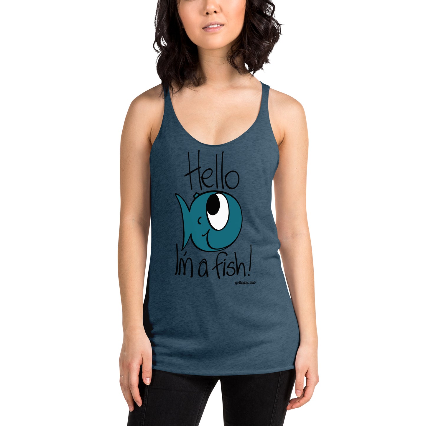 Hello, I'm a Fish! - Women's Racerback Tank