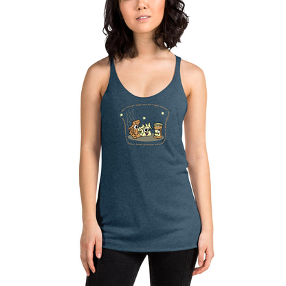 Mr Toast and Ms Butter - Women's Racerback Tank