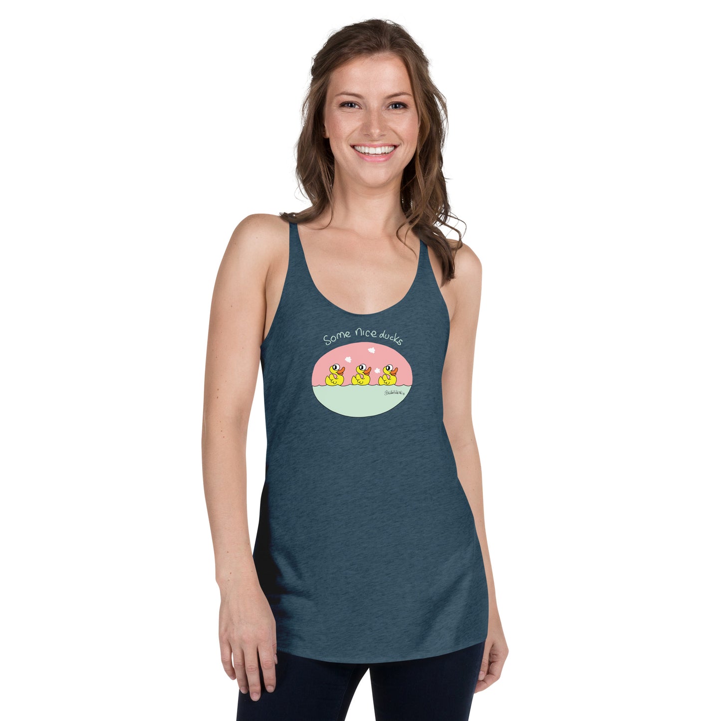 Some nice ducks - Women's Racerback Tank