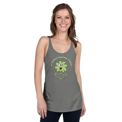 A very happy tree - Women's Racerback Tank