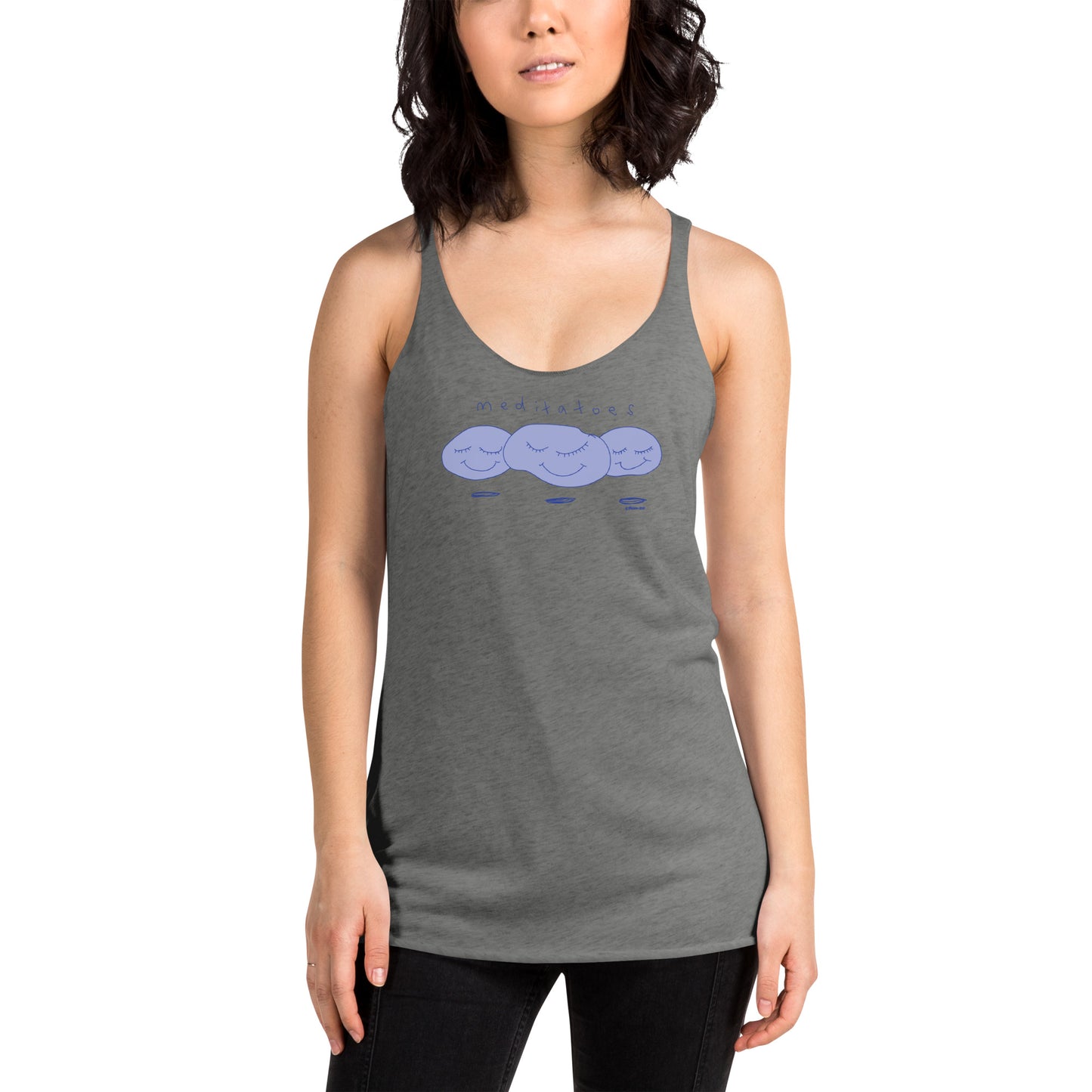 Meditatoes - Women's Racerback Tank