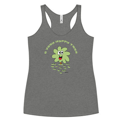 A very happy tree - Women's Racerback Tank