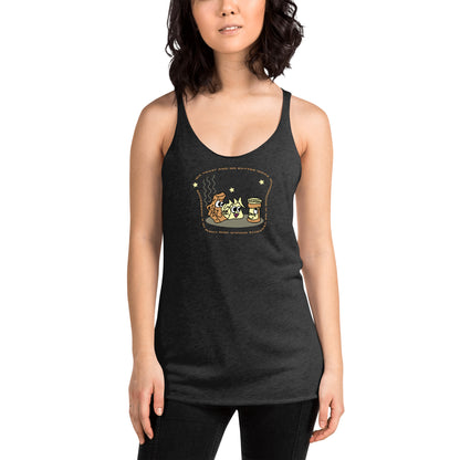 Mr Toast and Ms Butter - Women's Racerback Tank