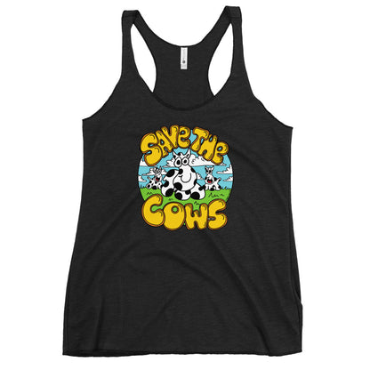 Save the Cows - Women's Racerback Tank