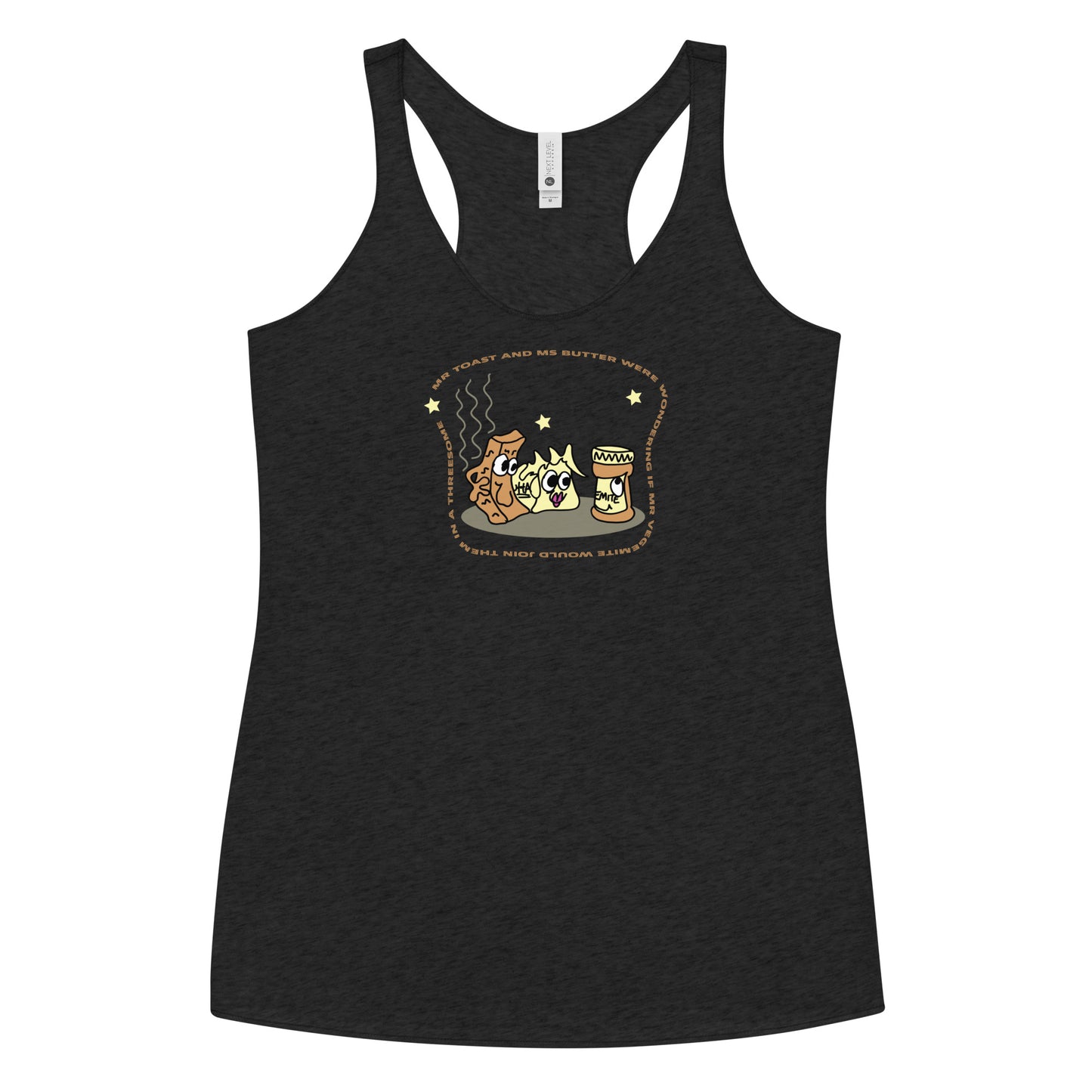 Mr Toast and Ms Butter - Women's Racerback Tank