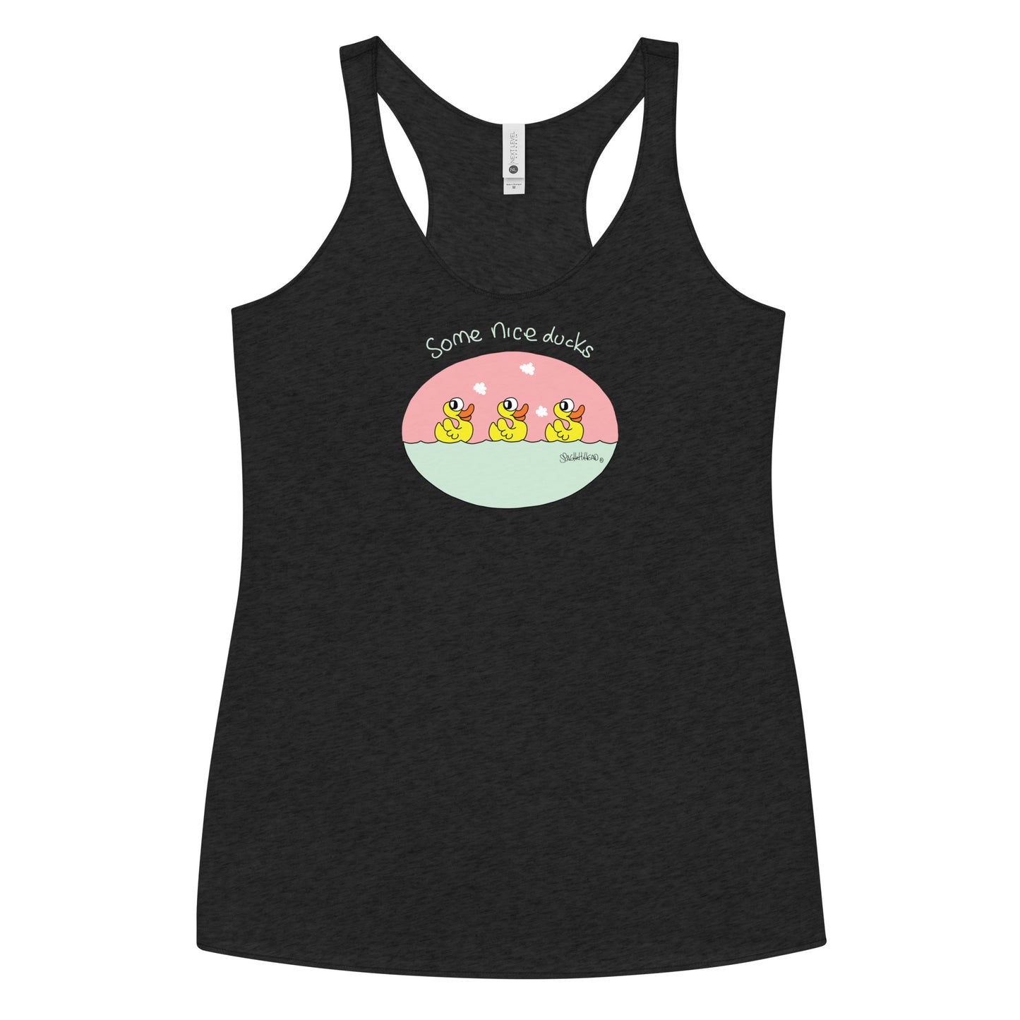 Some nice ducks - Women's Racerback Tank