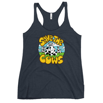 Save the Cows - Women's Racerback Tank