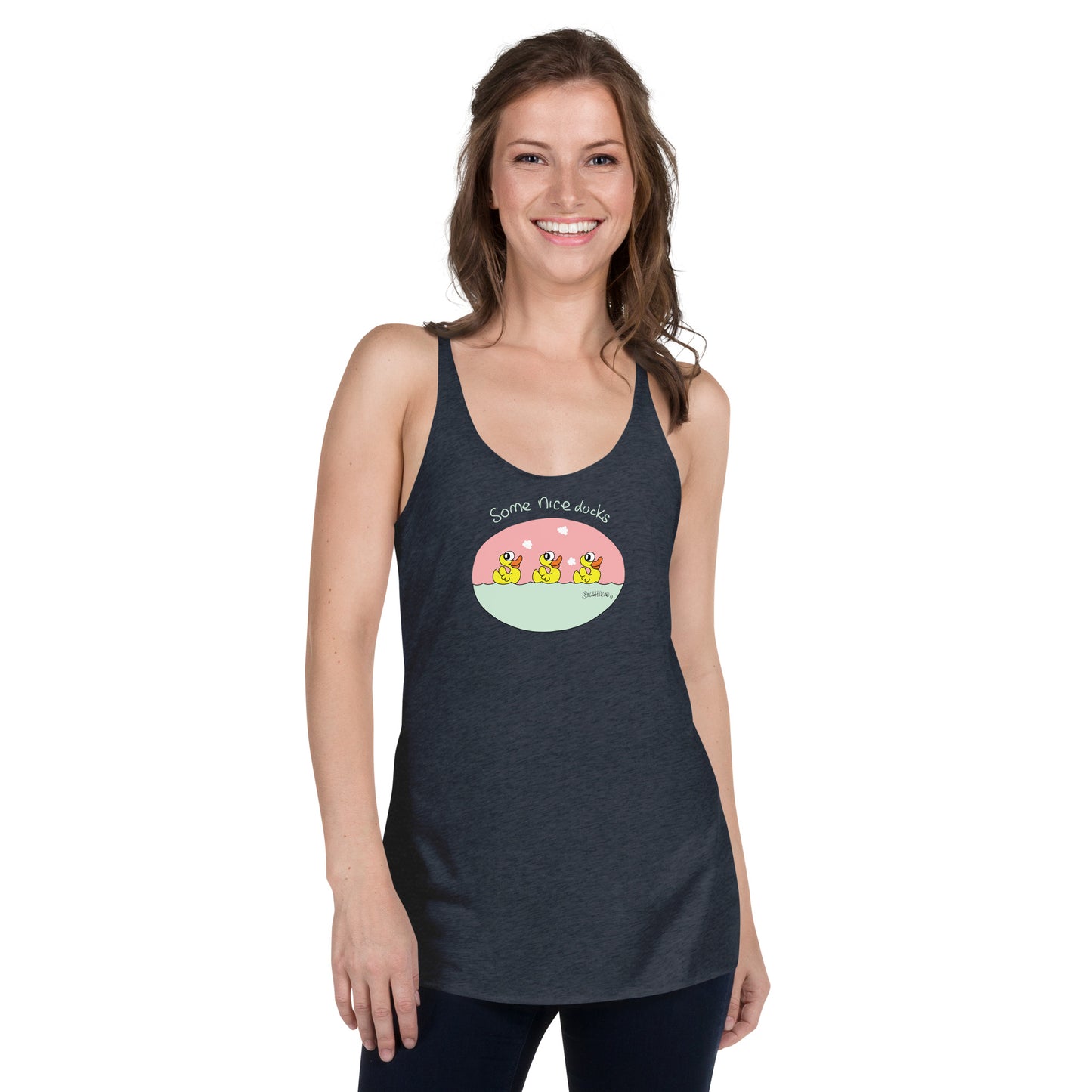 Some nice ducks - Women's Racerback Tank