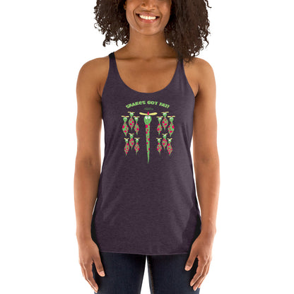 Snakes got Fat! - Women's Racerback Tank