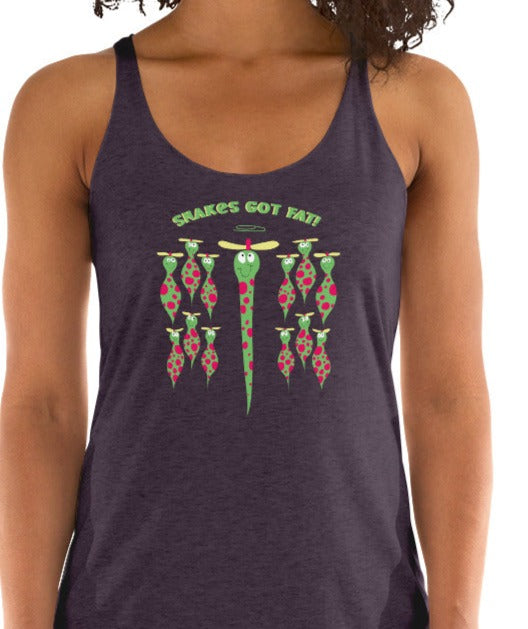 Snakes got Fat! - Women's Racerback Tank