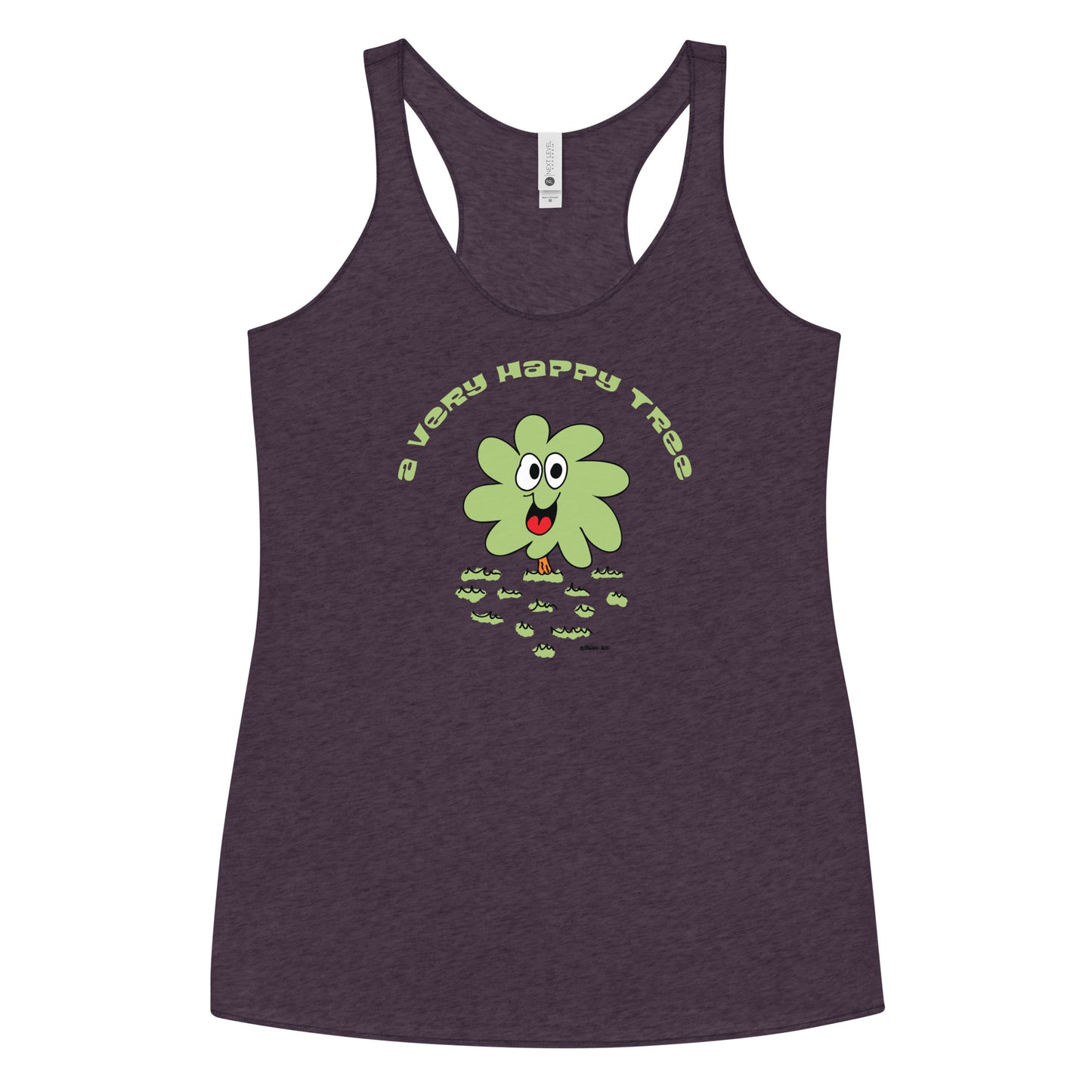 A very happy tree - Women's Racerback Tank