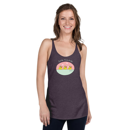 Some nice ducks - Women's Racerback Tank