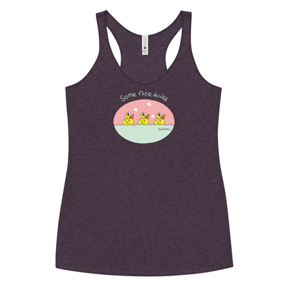 Some nice ducks - Women's Racerback Tank