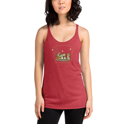 Mr Toast and Ms Butter - Women's Racerback Tank