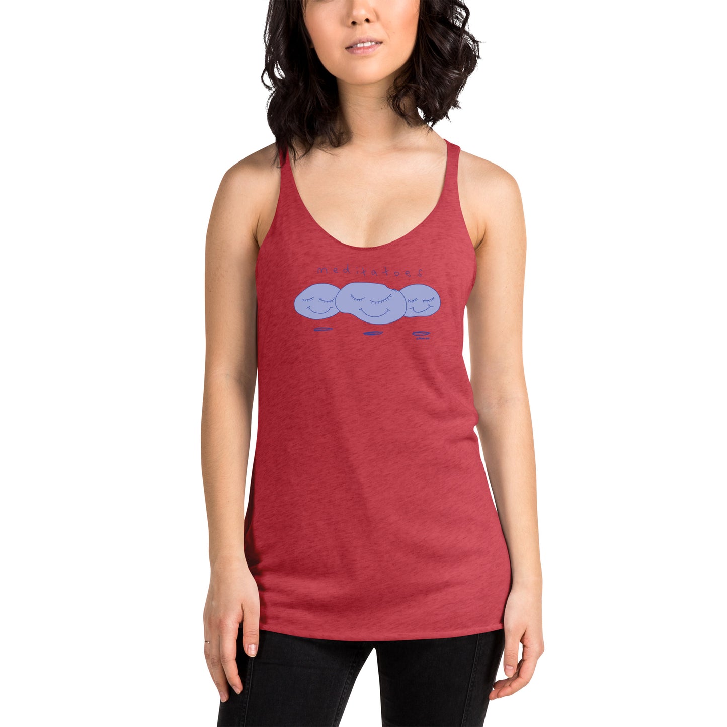 Meditatoes - Women's Racerback Tank