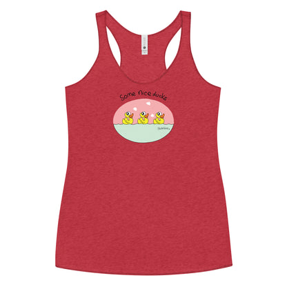 Some nice ducks - Women's Racerback Tank