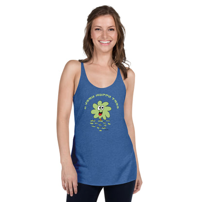 A very happy tree - Women's Racerback Tank