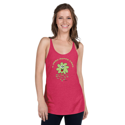 A very happy tree - Women's Racerback Tank