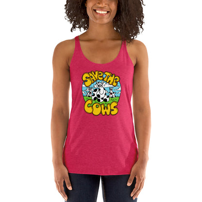 Save the Cows - Women's Racerback Tank