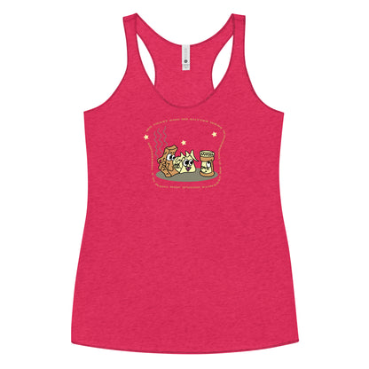 Mr Toast and Ms Butter - Women's Racerback Tank