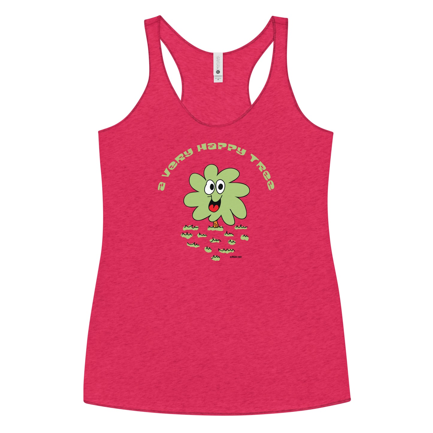 A very happy tree - Women's Racerback Tank