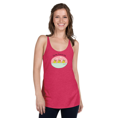 Some nice ducks - Women's Racerback Tank