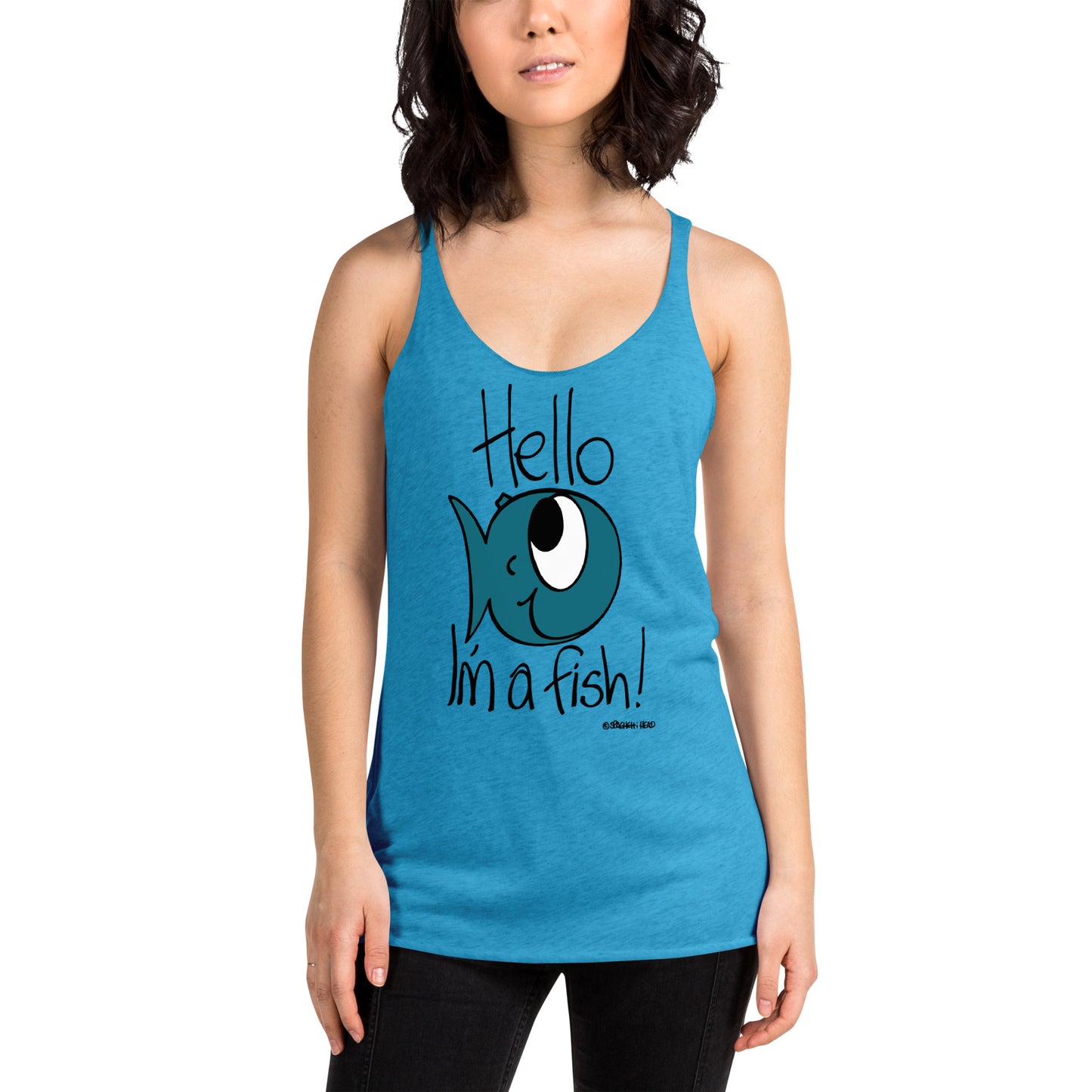 Hello, I'm a Fish! - Women's Racerback Tank