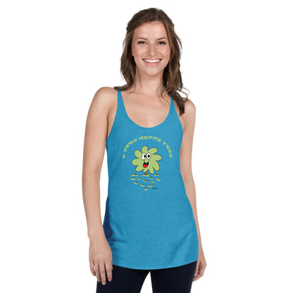 A very happy tree - Women's Racerback Tank