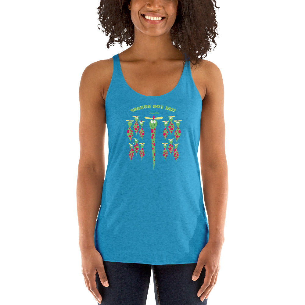 Snakes got Fat! - Women's Racerback Tank