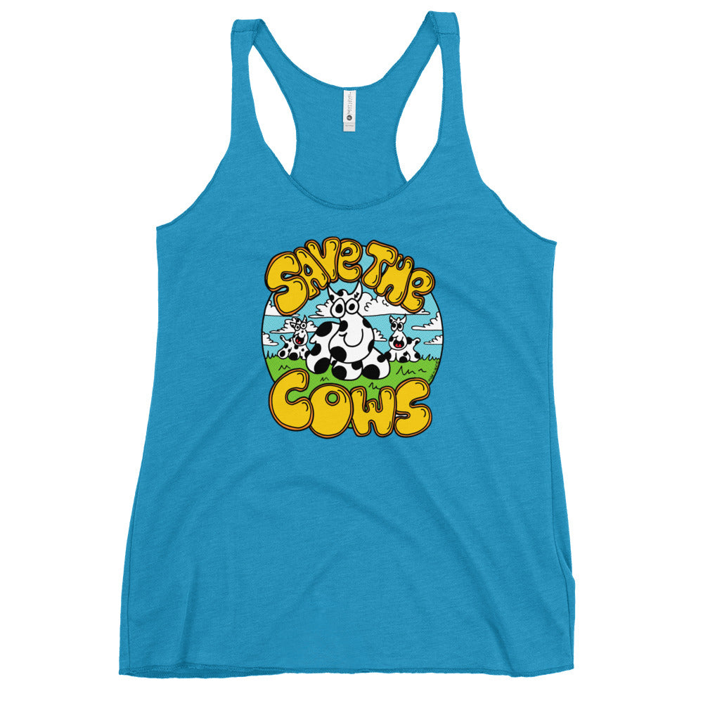 Save the Cows - Women's Racerback Tank