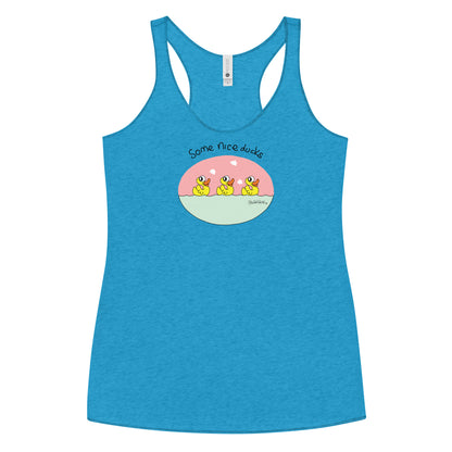 Some nice ducks - Women's Racerback Tank