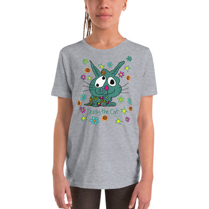 Daisy the Cat! - Youth Short Sleeve T-Shirt