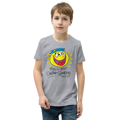 this is your Captain Speaking - Youth Short Sleeve T-Shirt