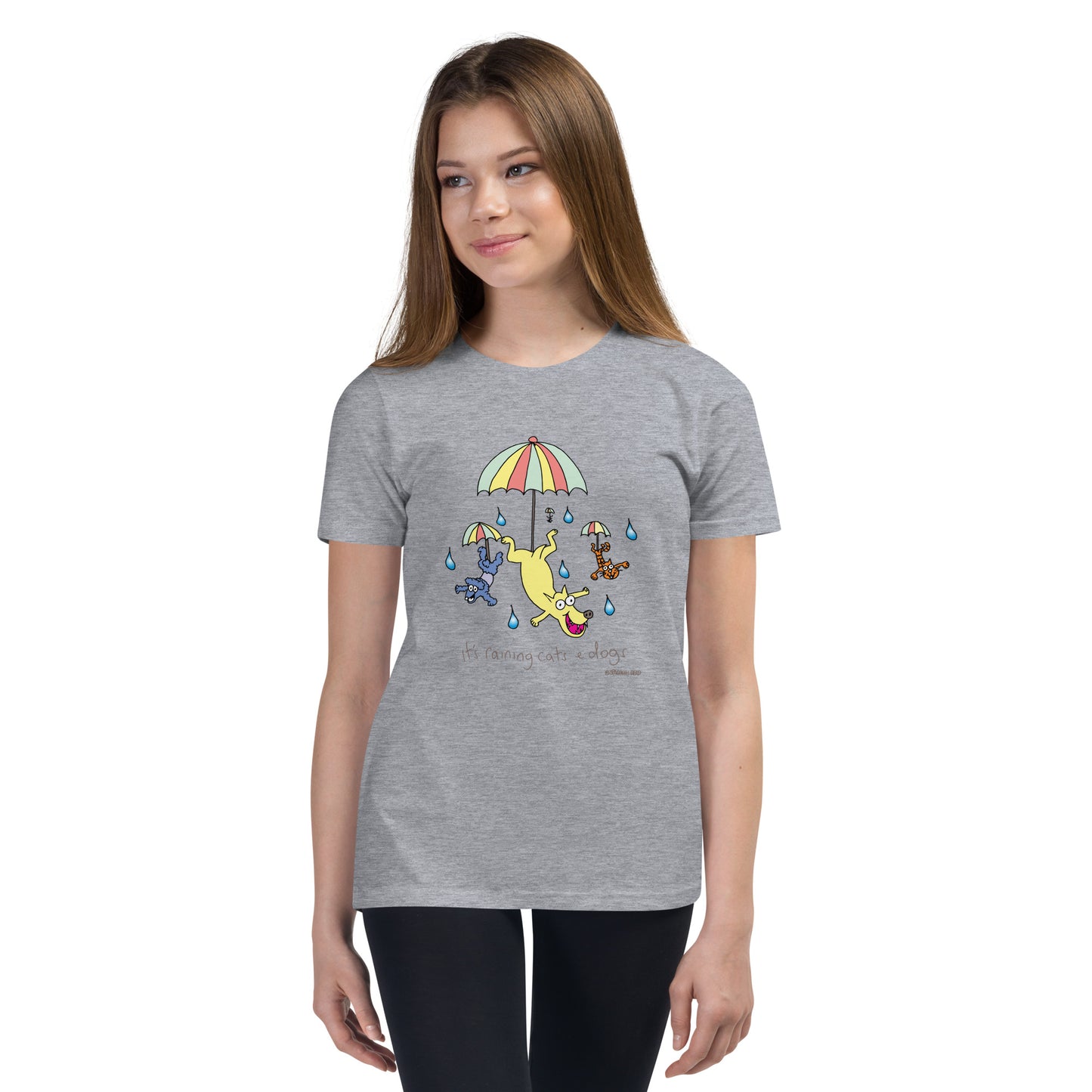 It's raining cats n dogs - Youth Short Sleeve T-Shirt