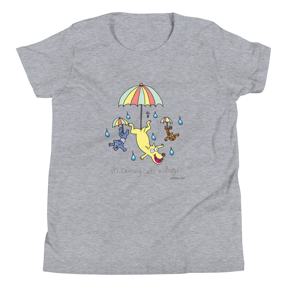 It's raining cats n dogs - Youth Short Sleeve T-Shirt