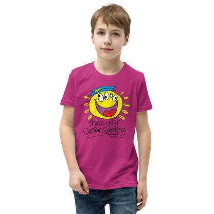 this is your Captain Speaking - Youth Short Sleeve T-Shirt