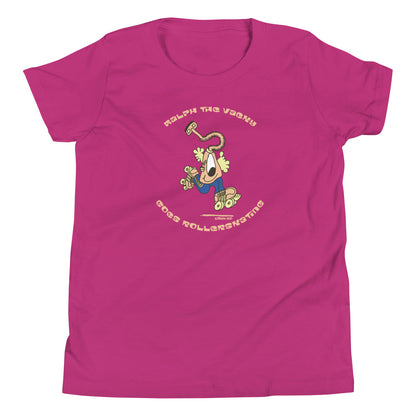 Ralph the Vacky goes rollerskating - Youth Short Sleeve T-Shirt