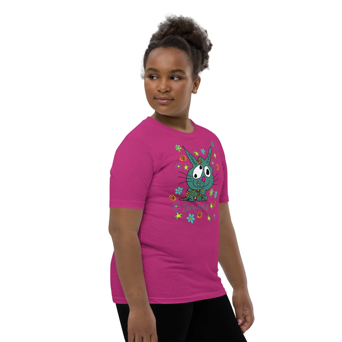 Daisy the Cat! - Youth Short Sleeve T-Shirt