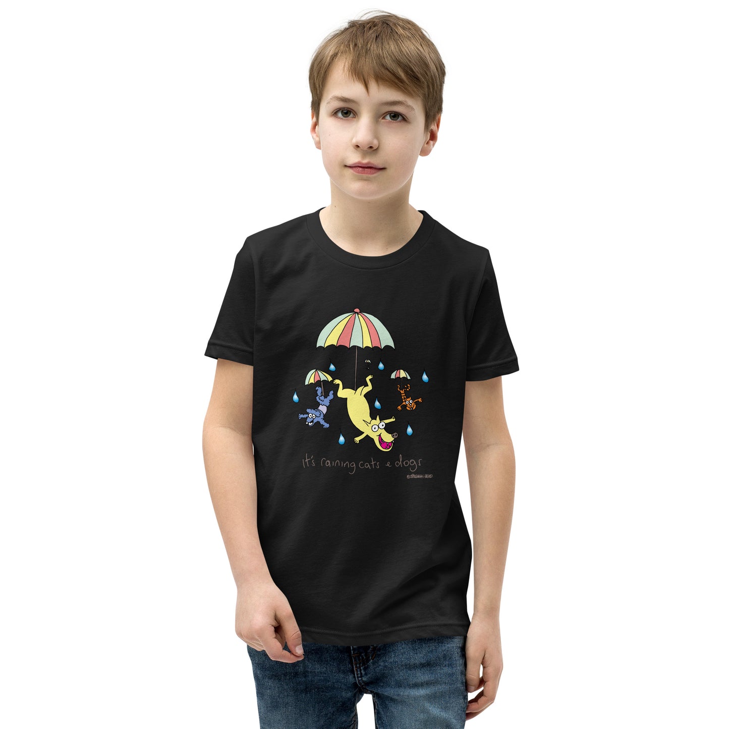 It's raining cats n dogs - Youth Short Sleeve T-Shirt