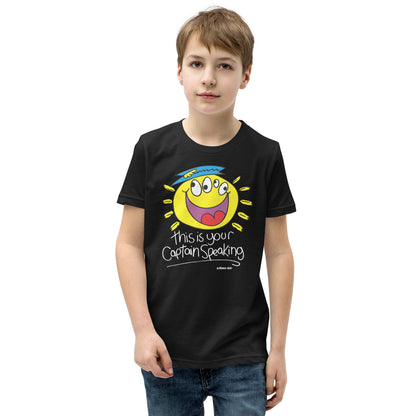 this is your Captain Speaking - Youth Short Sleeve T-Shirt