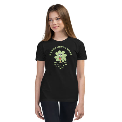 A very happy tree - Youth Short Sleeve T-Shirt