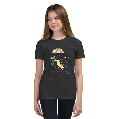 It's raining cats n dogs - Youth Short Sleeve T-Shirt