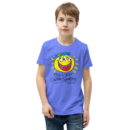 this is your Captain Speaking - Youth Short Sleeve T-Shirt