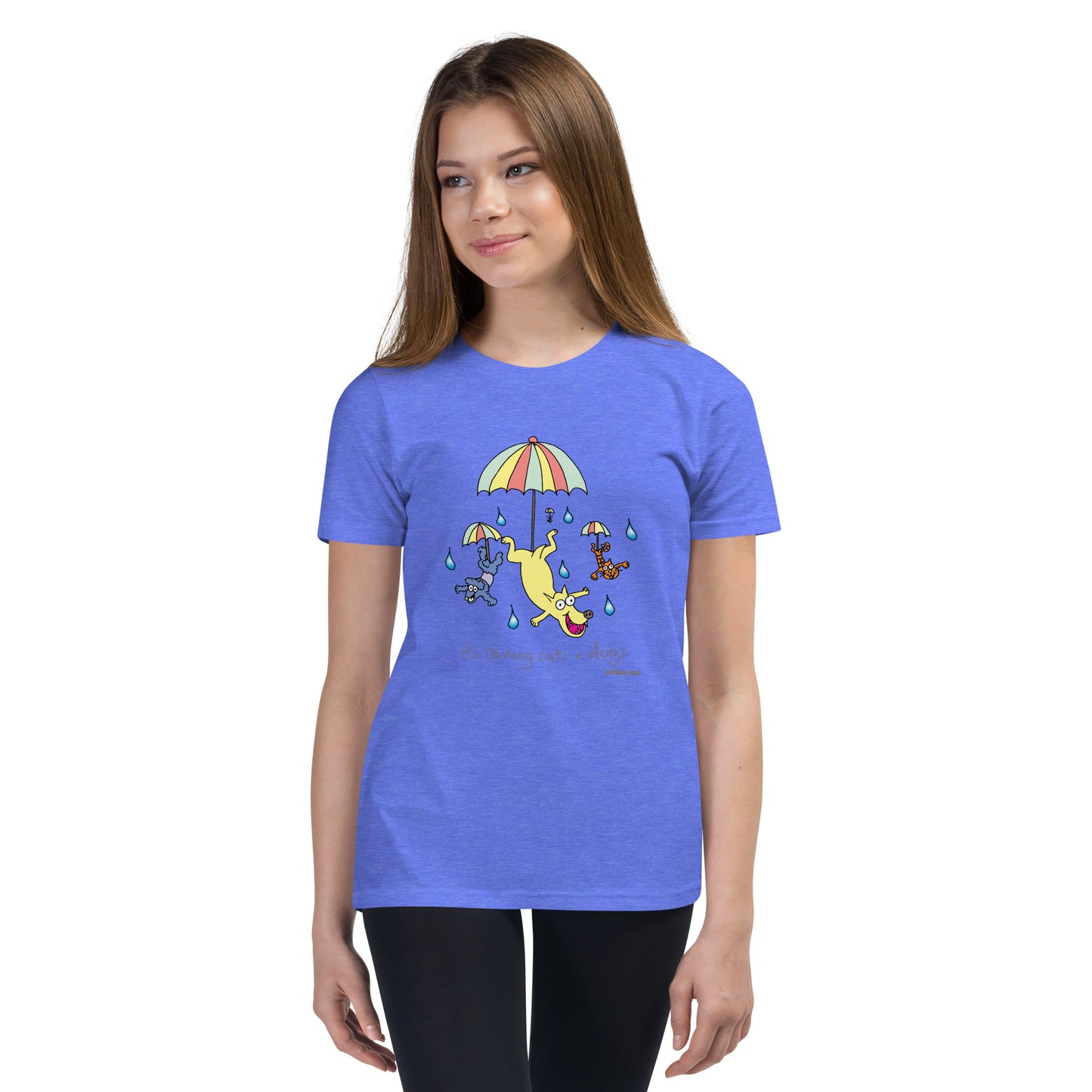 It's raining cats n dogs - Youth Short Sleeve T-Shirt