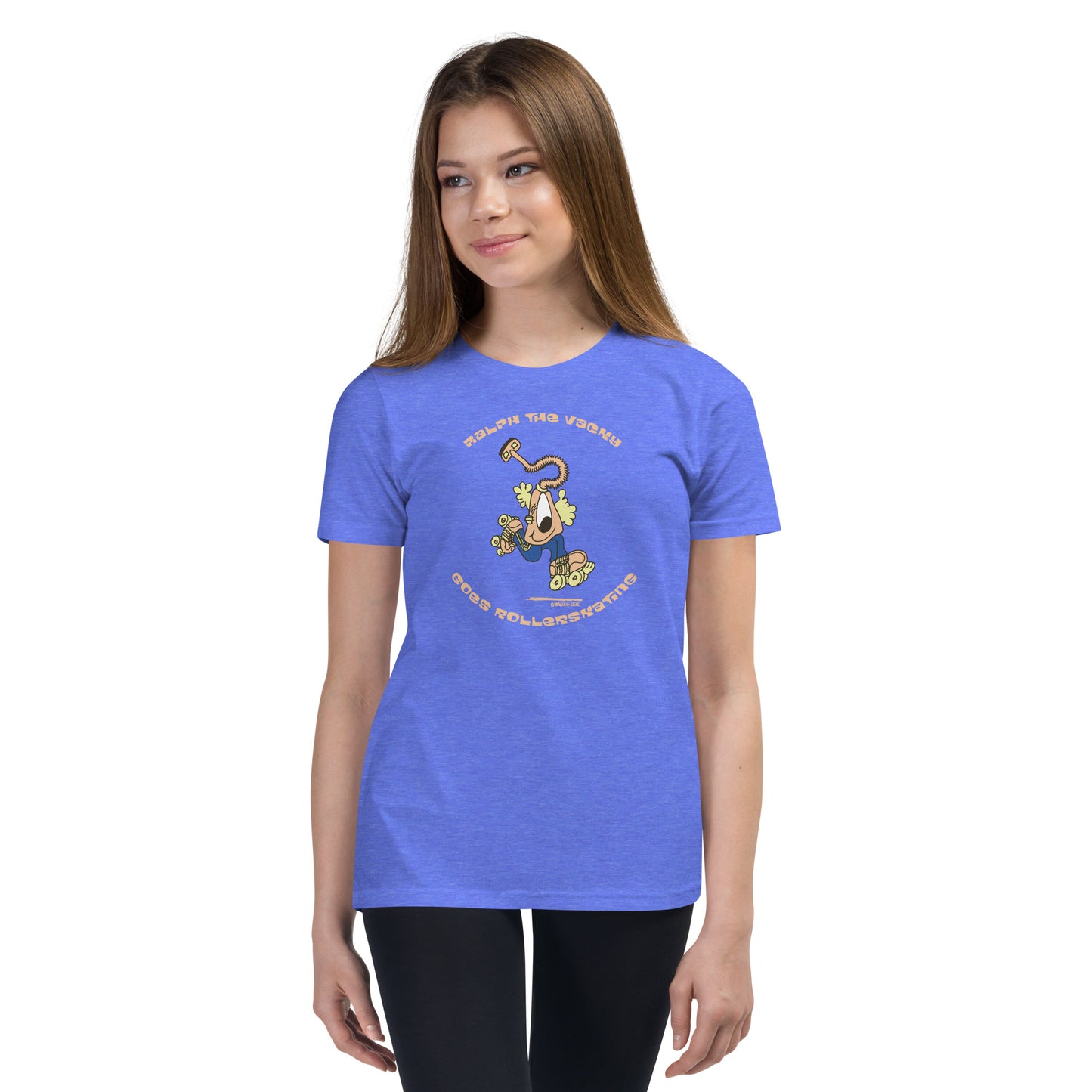 Ralph the Vacky goes rollerskating - Youth Short Sleeve T-Shirt