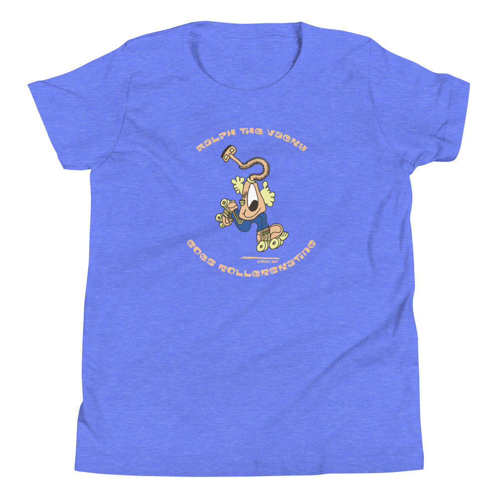 Ralph the Vacky goes rollerskating - Youth Short Sleeve T-Shirt