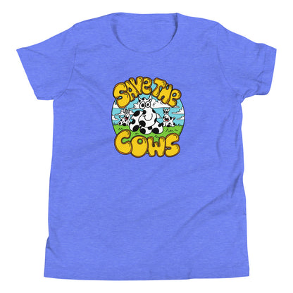 Save the Cows - Youth Short Sleeve T-Shirt